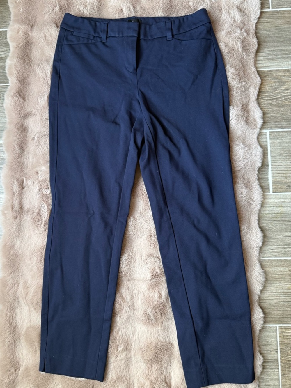 White House Black Market The Slim Ankle pants, navy blue, size 2